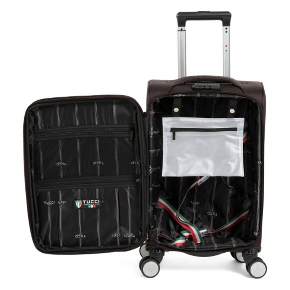 TUCCI 20in Ricerca Softside Carry-on Spinner - Picture 3 of 4